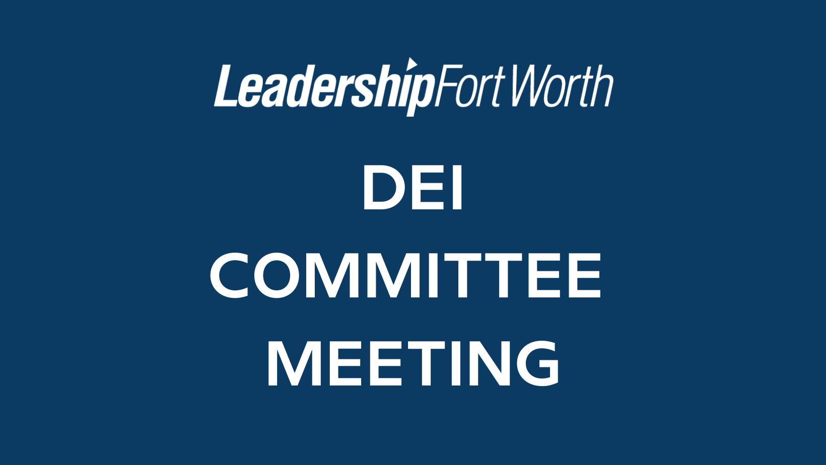 DEI Committee Meeting